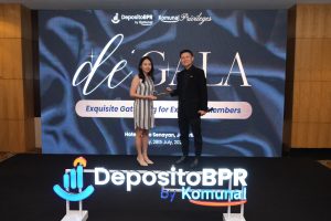 member dan nasabah prioritas Komunal melangkah ke dalam kemewahan Hotel Mulia pada hari Minggu yang cerah, 28 Juli 2024,