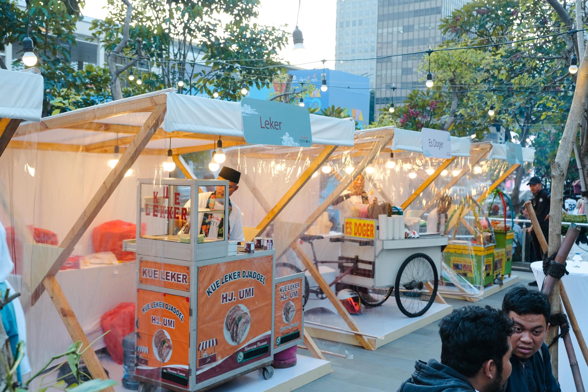 Booth interaktif Natavisual di Sarinah Festiloka 2025