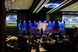 dekorasi panggung event angkasa pura - nata visual