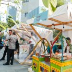 Booth kuliner seni budaya dalam highlight Sarinah Festiloka