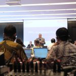 Forum diskusi CLDP bertajuk Public-Private Partnerships: Unsolicited Proposals di Park Hyatt Jakarta, menampilkan para pembicara dari lembaga nasional dan internasional dengan latar backdrop acara resmi.